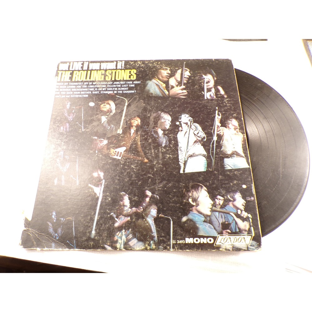 The Rolling Stones Got LIVE If You Want It! Vinyl LP Mono London LL 3493 1966